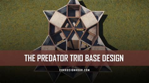 The Predator Trio RUST Base Design - Trio Base Designs