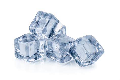 Premium Photo | Ice cubes isolated on a white