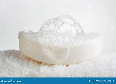 White Soap Bar Royalty Free Stock Photos - Image: 17713778