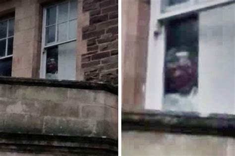 Lunatic ghost spotted in window of abandoned spooky asylum | Daily Star