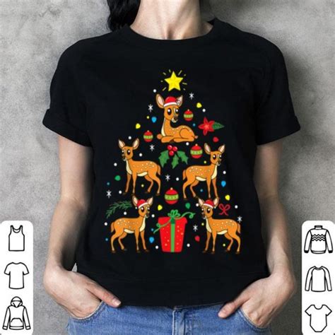 Pretty Deer Christmas Ornament Tree Funny Mom Dad Gift shirt, hoodie, sweater, longsleeve t-shirt