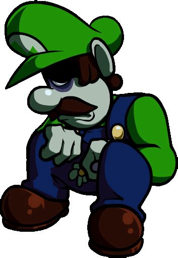 FNF (MM) Beta Luigi SitIdle by ZombiMateusz on DeviantArt