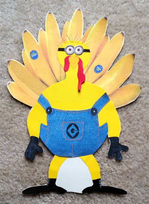 Turkey Disguise Project: I am not a Turkey! I am a Minion who works for ...