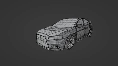 Lancer Evolutionl 3D model - TurboSquid 1991278