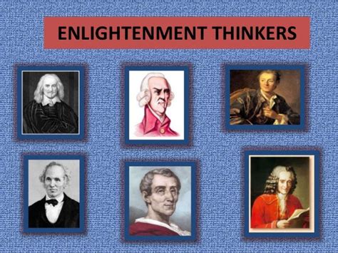 Enlightenment thinkers