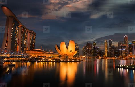 Singapore Skyline stock photo (49471) - YouWorkForThem