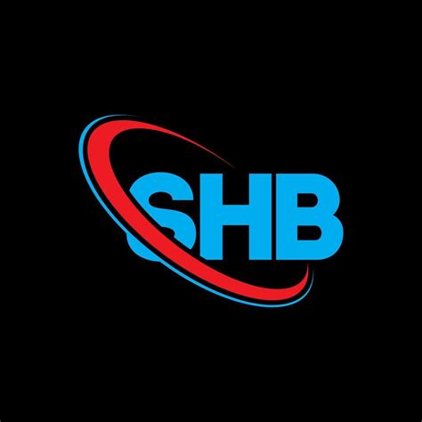 logotipo de shb. letra shb. diseño del logotipo de la letra shb ...