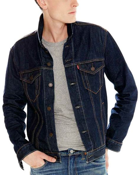 Levi's Men's Indigo Trucker Jacket , Indigo Style Grunge, Grunge Look, 90s Grunge, Soft Grunge ...