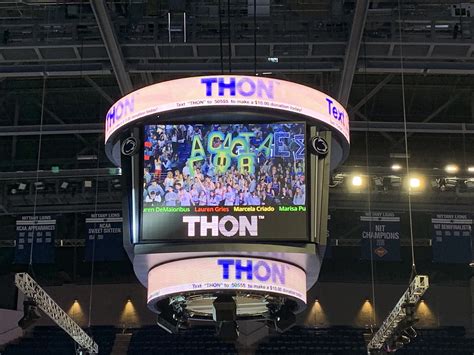 THON Jumbotron Scroll Keeps Track Of Floor Passes | Onward State