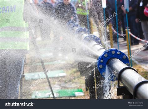 Burst Pipe Water Stock Photo 506811340 - Shutterstock