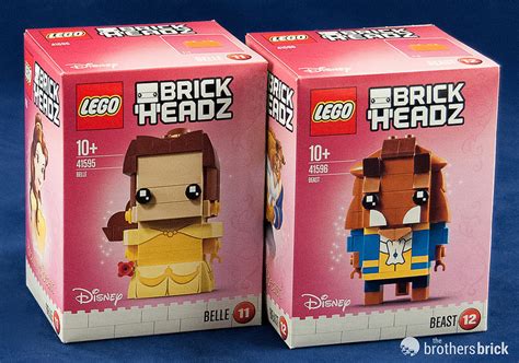 LEGO BrickHeadz Beauty and the Beast characters [Review] - The Brothers Brick | The Brothers Brick