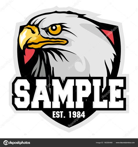 Cartoon Eagle Mascot Character Sport Logo Vector Stock Vector Image by ©TalentElfino #180260466