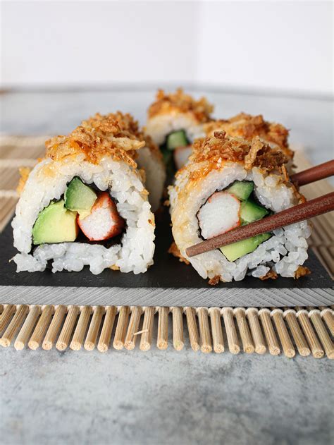 Crunchy Roll Sushi Recipe - Knife and Soul