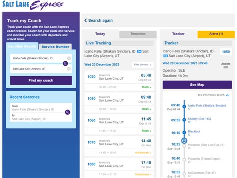 Salt Lake Express Bus Tracker - Track Your Ride In Real Time