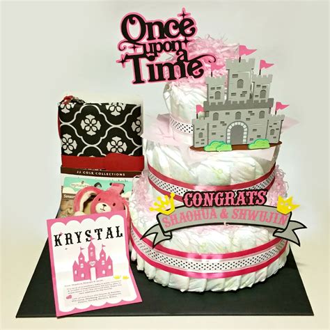 princess diaper cake | The Diaper Cake Company