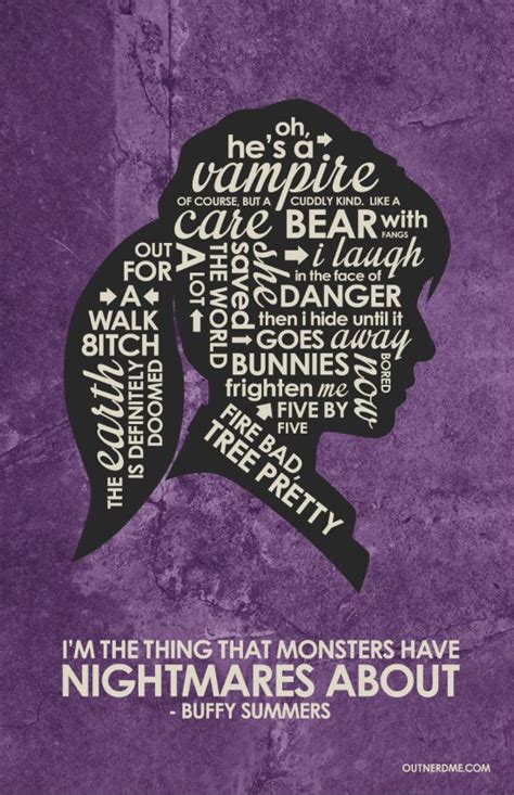 Buffy the Vampire Slayer (1997–2003) ~ TV Series Quotes Poster by Stephen Poon #amusementphile ...