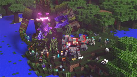 I made a render of every mob in Minecraft Dungeons. Took over 10.5 ...