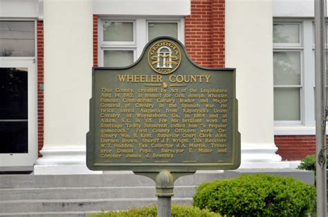 Marker Monday: Wheeler County - Georgia Historical Society