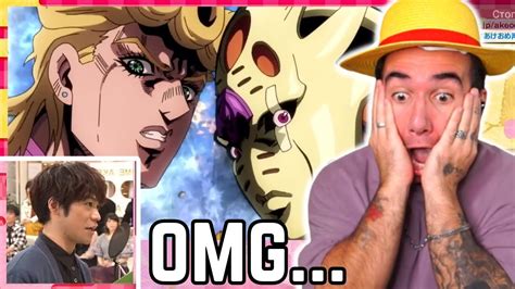 JoJo's Bizarre Adventure VOICE ACTORS live performance (REACTION) - YouTube