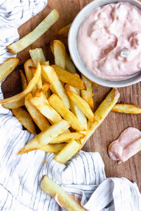 Fries (Frites) and Andalouse Sauce from Belgium - The Foreign Fork