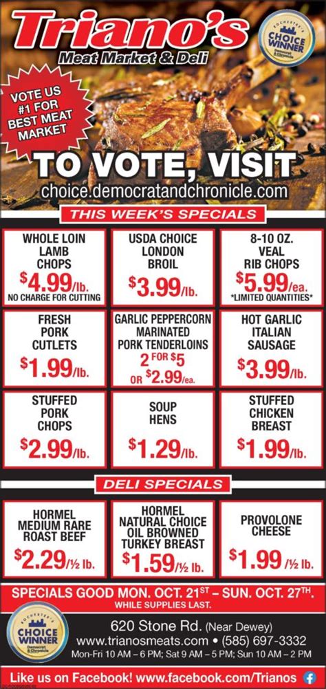 Meat Packages | Specials | Rochester, NY