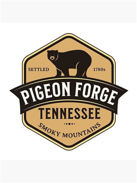 "Pigeon Forge Tennessee Smoky Mountains" Poster for Sale by AlanPhotoArt | Redbubble