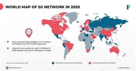 World Map Of 5G Network In 2020 | Forest Interactive