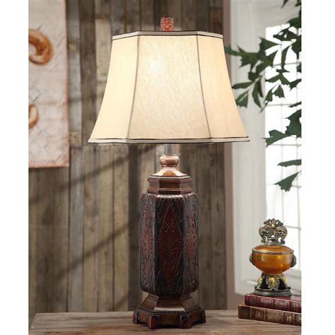 Regervation 34-Inch Table Lamp, Brown - Walmart.com