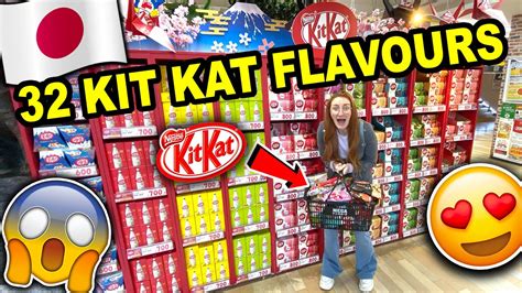 I BOUGHT EVERY SINGLE KIT KAT FLAVOUR IN JAPAN!!! TASTE TESTING 32 DIFFERENT KIT KAT FLAVOURS ...