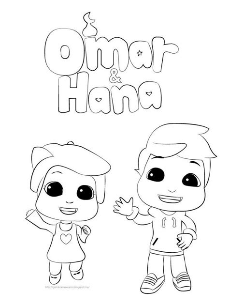 Mewarna Coloring Pages Omar Dan Hana Cocomelon Coloring Pages 50 - Riset