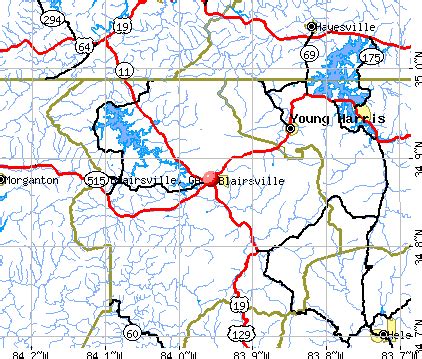 Blairsville Georgia Map - ZOOPMAFILLE