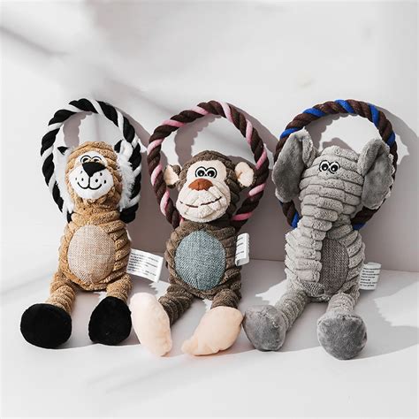 Squeaky Animals Dog Chew Toy | The Pampered Pooch Co