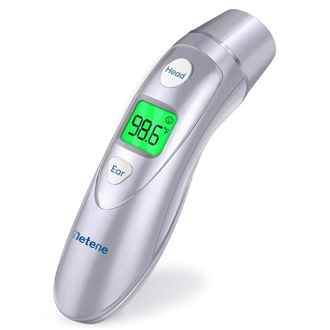 Metene Thermometer for Adults Forehead, Infrared Digital Thermometer for Fever, Ear Thermometer ...