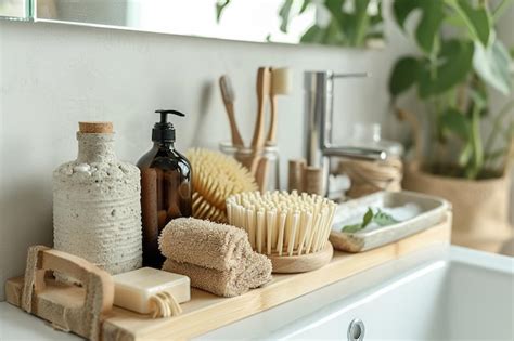 Premium Photo | Zerowaste bathroom routines with sustainable products