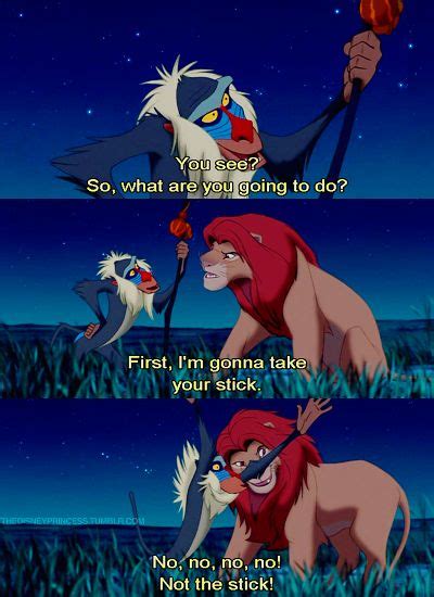 rafiki hitting simba