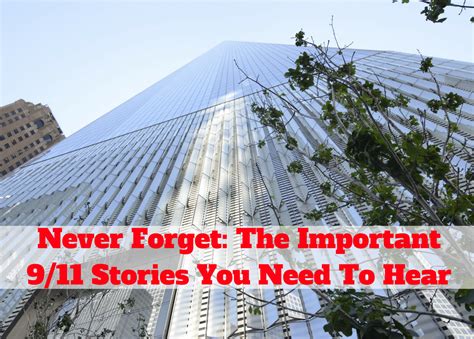 Holiday Time: Never Forget: The Important 9/11 Stories You Need To Hear