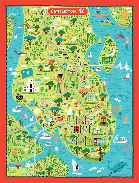 The 25+ best Map of charleston sc ideas on Pinterest | Charleston map, Charleston sc map and ...