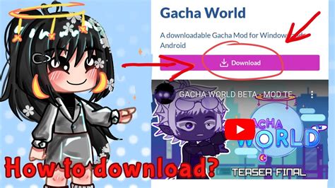 How to download Gacha world mod!?? - YouTube