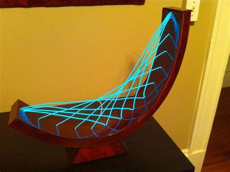 EL Wire Spiderweb | El wire, El wire projects, Electroluminescent wire