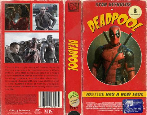 Deadpool - VHS Cover Art : r/deadpool