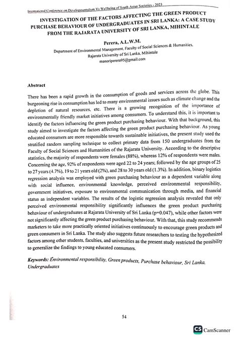 (PDF) Investigation of the factors affecting the green product purchase behaviour of ...