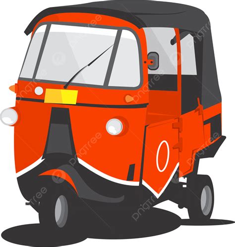 Indonesian Bajaj Tricycle Transportation, Transportation, Vintage, Clipart PNG and Vector with ...