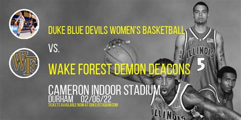 Duke Blue Devils Women's Basketball vs. Wake Forest Demon Deacons ...