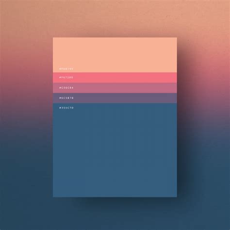 Minimalist Color Palettes 2015, los carteles minimalistas de Dumma Branding Agency | Flat color ...