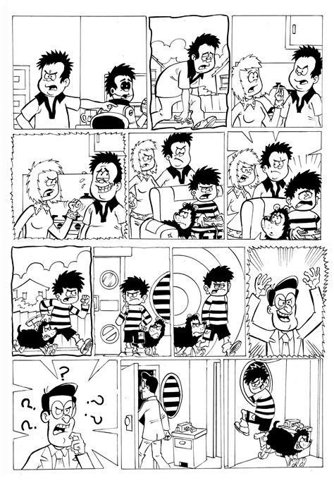 Dennis The Menace Coloring Pages - Learny Kids