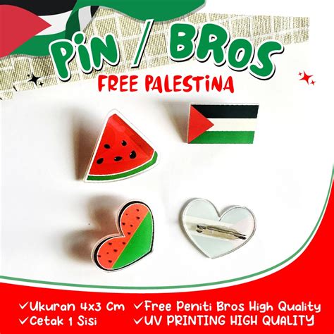 Palestine FLAG Pin / BROOCH / FREE Palestine / Palestine / WATERMELON Pin / Palestine WATERMELON ...