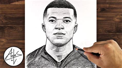 How To Draw MBAPPE | Drawing Tutorial (step by step) - YouTube