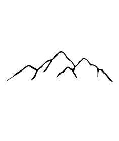 rocky mountains outline tattoos | Mountain tattoo simple, Small mountain tattoo, Mountain tattoo