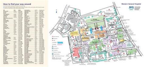 Western General Hospital Edinburgh Map Site