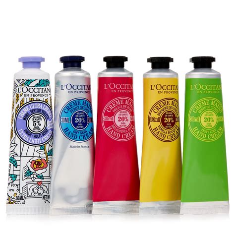 L'Occitane 5 Piece 30ml Shea Hand Cream Collection - QVC UK